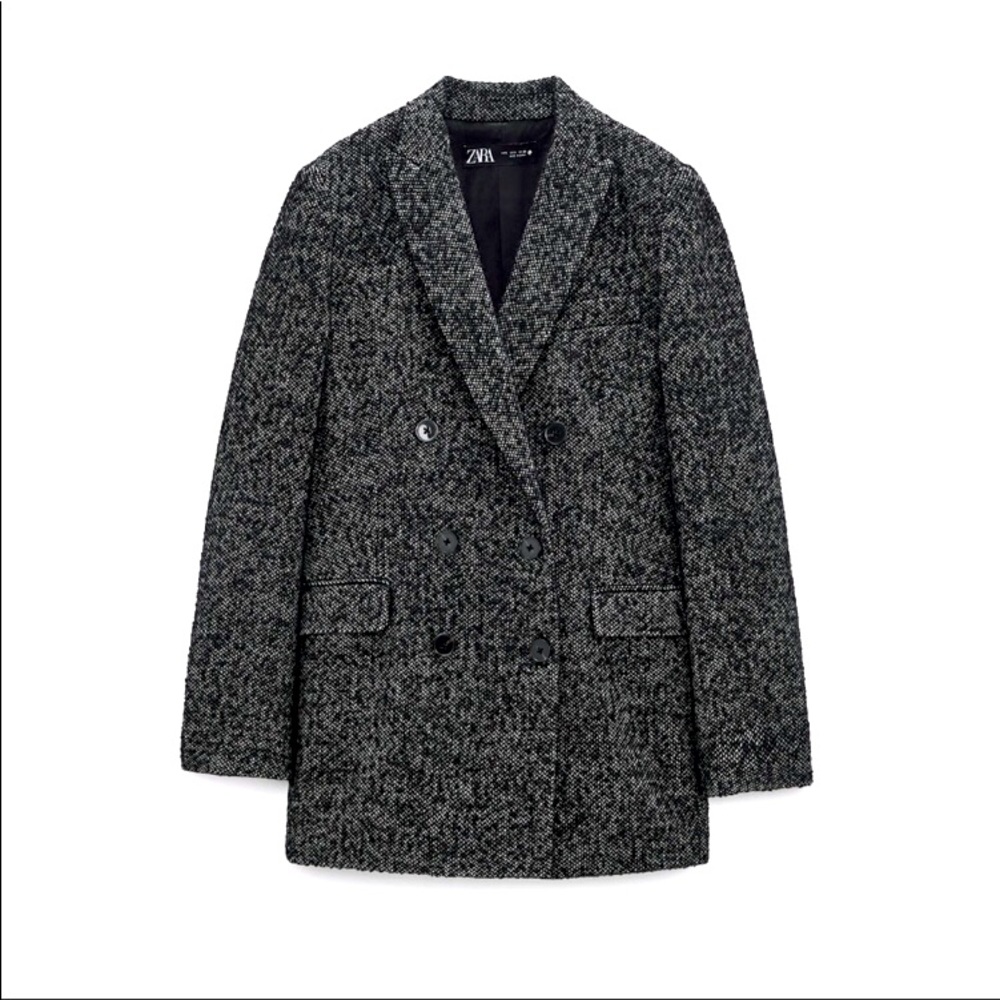 Zara’s limited edition wool blend blazer